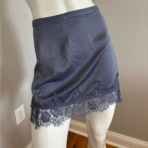 Urban Outfitters Satin Mini Skirt